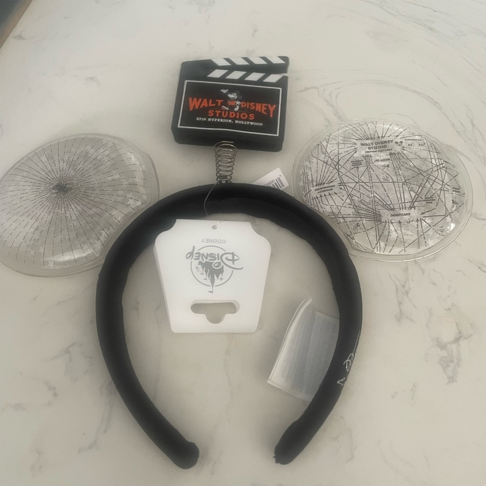 Disney Black Headband with Logo